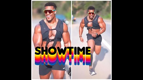 New York Boy running | bodybuilder | USA Show time