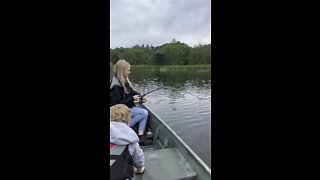 Fishing girl