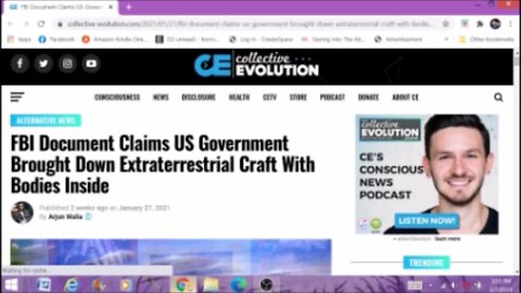 FBI Document US Government Brought Down Extraterrestrial Craft With Bodies Inside Paranormal News