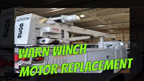 Step by step : Warn winch motor replace