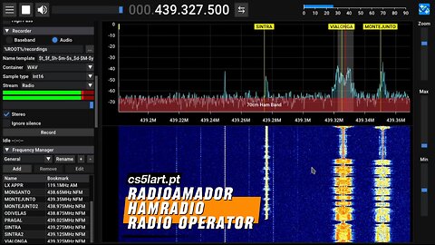 CQ0URVM - TX: 439.3250 MHZ | RX: 431.7250 MHZ