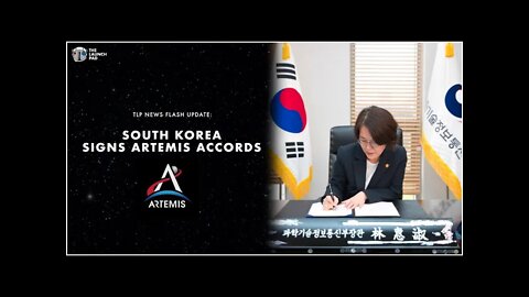South Korea Officialy Signs Artemis Accords | TLP Flash Update #shorts