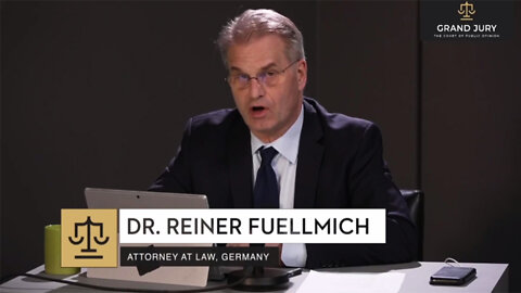 REINER FUELLMICH'S OPENING STATEMENTS @ GRAND JURY COVID-CRIMES AGAINST HUMANITY NUREMBERG 2.0 TRIAL