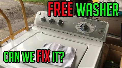TRASHED GE Washing Machine - Can This Washer Be Repaired?