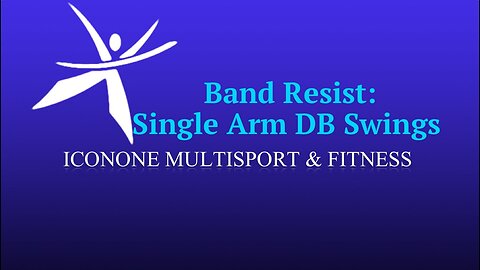 Band Resist: Single Arm DB/KB Swings
