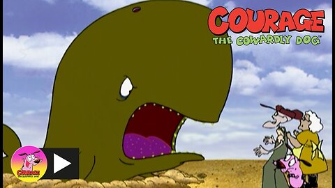 Courage The Cowardly Dog: Sand Whale | Cartoons