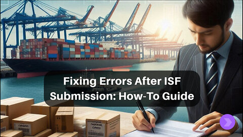 ISF Amendments: How to Correct Errors in Your Importer Security Filing