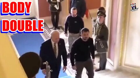 Volodymyr Zelensky’s Stunt Double Makes an Appearance During Biden’s Ukraine Visit