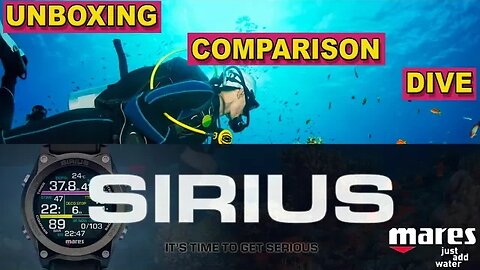 Mares Sirius Dive Computer FULL REVIEW --- Unboxing - Comparison - Actual Dive from Deco and Back