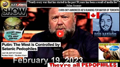 The Pedophile Rulers of Earth Are At War With Humanity! FULL SHOW 2/19/23