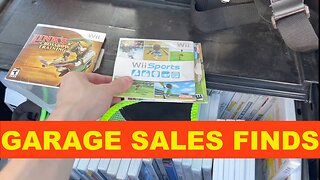 Found HUGE Video Games Lot at Garage Sales!