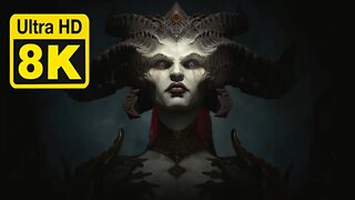 Diablo IV Official Gameplay Trailer 8k 60 fps Upscale with Machine Learning AI