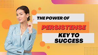 THE POWER OF PERSISTENCE | Must for Success | Bob Proctor
