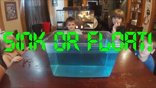 Sink or Float - Krazy Kidz Creations Experiment
