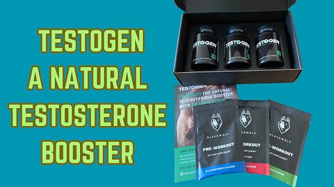 TESTOGEN REVIEW: A Natural Testosterone Booster