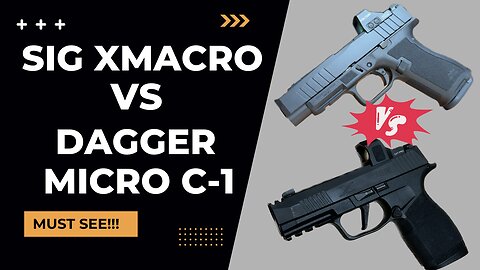 PSA Dagger Micro vs SIG Sauer Xmacro | Who is The Recoil King??