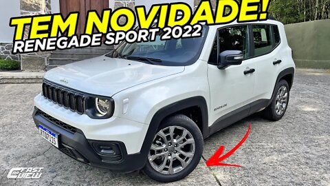 NOVO JEEP RENEGADE SPORT 1.3 TURBO 2022 COM NOVO PREÇO E OPÇÃO DE RODAS - FICOU MAIS BONITO!