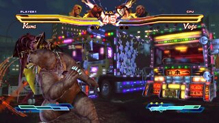 Street Fighter X Tekken: Kuma & Sagat vs Vega & Raven - 2K 1440p