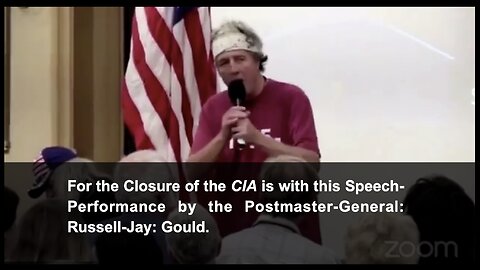 FOR THE CLOSURE OF THE [CIA]: POSTMASTER-GENERAL: Russell-Jay: Gould.