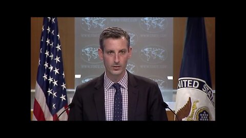 State Department spokesperson Ned Price holds news briefing