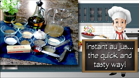 Instant Au Jus or Gravy | The Quick and Tasty Recipe Way!