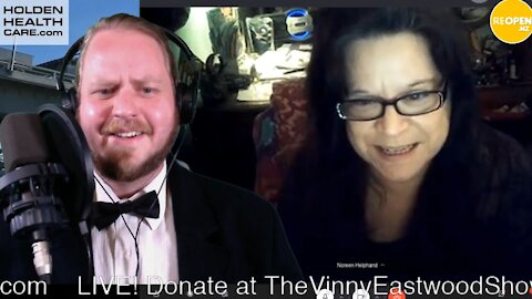 ​Vinny Eastwood LIVE on the Wild at Heart Roundtable Show with Noreen Helphand 2Nov21