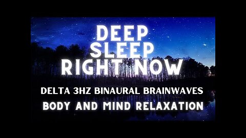 Sleeping Island Delta 3Hz Deep Sleep Right Now Binaural Waves Music