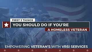 First 3 things you should do as a homeless veteran