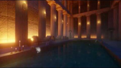 Ancient Roman Bath Ambience - Water Bubble Sounds for Sleep, Study - Hot Spring - 8Hours