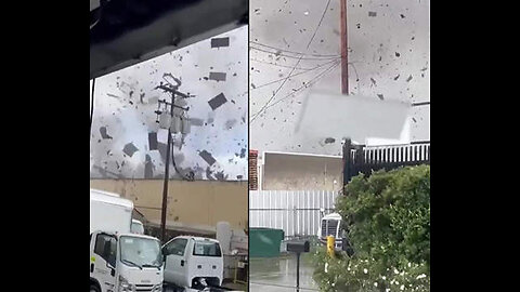 End Of Times? Tornado Rips Through LA County…