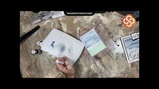 Technique Thursday - Shimmery Watercolor Wash Technique