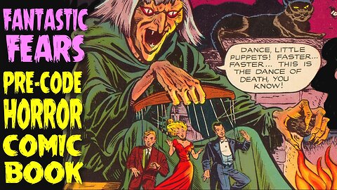 Fantastic FEARS Pre-code HORROR Comic Book Review and Iron Pressing