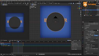 How to make 5 video transitions using the Holdout Modifier in Blender 3.6 #animation #mograph