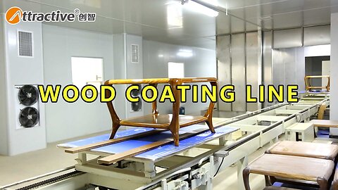 Wood Coating Line Skid Conveyor System