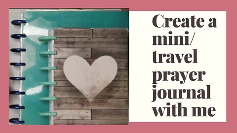 How to make a travel faith journal - war binder