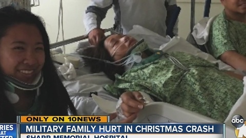 Family survives Christmas Eve crash
