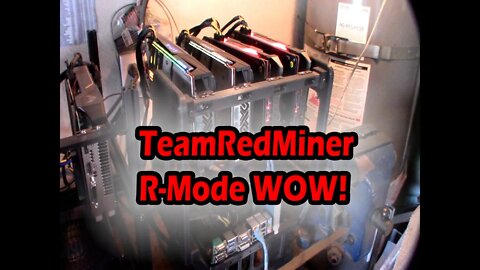 TeamRedMiner R-Mode HiveOS RX 5700 XT testing WOW!!! R Mode