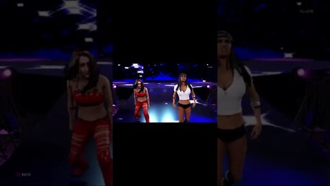 WWE 2k22 Bella Twins Entrance #shorts 3