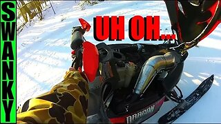 Something's Wrong With My Snowmobile...And I'm Alone