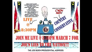 JOIN ME AS WE LISTEN TO JOE BIDEN LIE TO THE NATION AND TO THE LIBERALS WHO BELIEVE HIM!!!