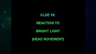 Clue 19 (The "Alien Interview" Video Analysis 2013/2014/2015)