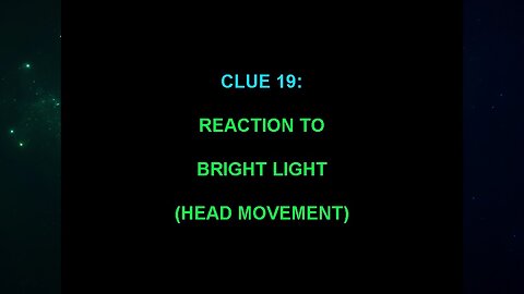 Clue 19 (The "Alien Interview" Video Analysis 2013/2014/2015)