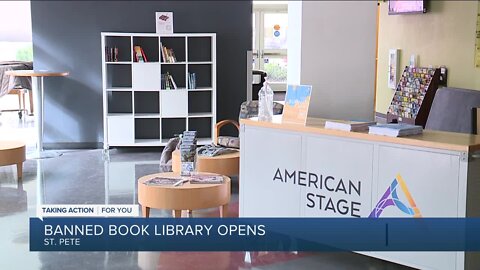 Tampa Bay theater company is welcoming books that have been banned in schools