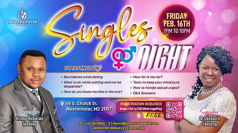 LIVE! 🔥 SPECIAL SINGLES NIGHT - FRIDAY FEBRUARY 16TH 2024