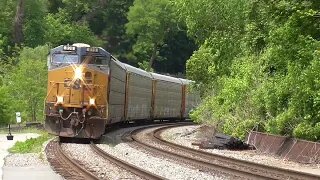 CSX M216 AutoRack Train From Harpers Ferry, West Virginia May 11, 2023