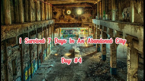 I Survived 7 Days In An Abandoned City || Day #4