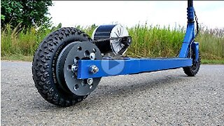 Making a Belt Drive Electric Scooter