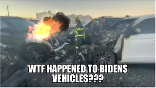 Biden’s Secret Service rental vehicles burst into flames after he left Nantucket vacation!