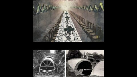 Bizarre 1903 Underground Banquet Dinner of the Elites: Secret Tunnel Meetings