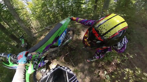 Using the 360 Free Capture from the #Insta360 to capture Krista's crashes on the singletrack trails!